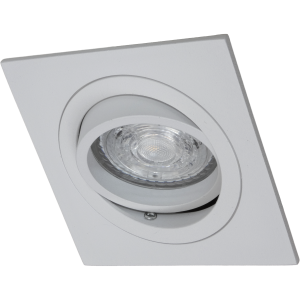 Inbouwspot Vierkant WIT GU10 92x92mm richtbaar Bladveren - BEAM 0010W