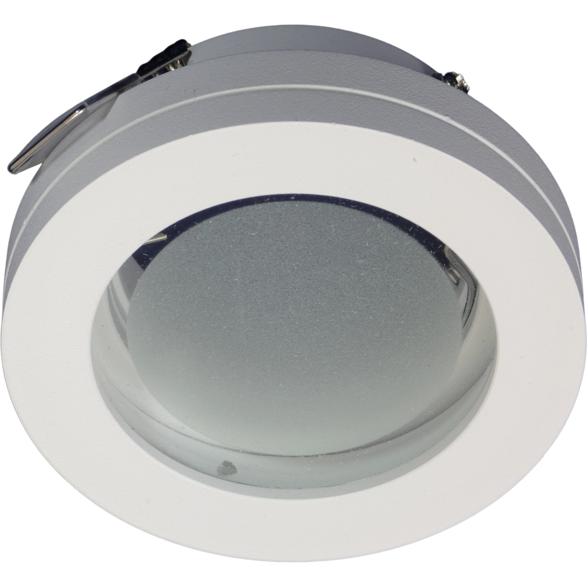 Inbouwspot rond WIT GU10 Ø78mm IP44 springveren - BEAM 0017W