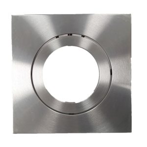 Inbouwspot vierkant ALU GU10 83x83mm richtbaar bladveren - BEAM 0707