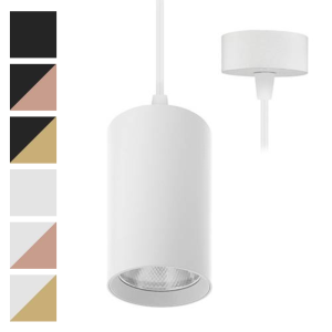 Decoratieve pendelarmatuur 25W MAT WIT - INDIGO JACK 3 P