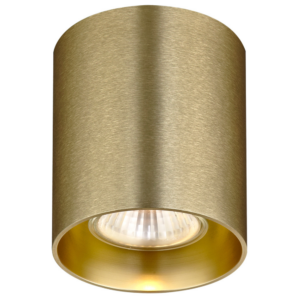 Plafondlamp rond GU10 Geborsteld Goud - FANTASIA BABAR R