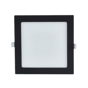 Inbouw plafond vierkant ZWART 170x170x32mm LED 12W - CCT 3000-4000-6500K - IP20 - Dimbaar - Beam 0022B