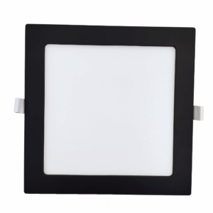 Inbouw plafond vierkant ZWART 220x220x32mm LED 24W - CCT 3000-4000-6500K - IP20 - Dimbaar - Beam 0023B