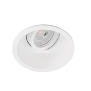 Inbouwspot rond verzonken WIT Ø99mm richtbaar - GU10 - IP20 - Beam 0362W
